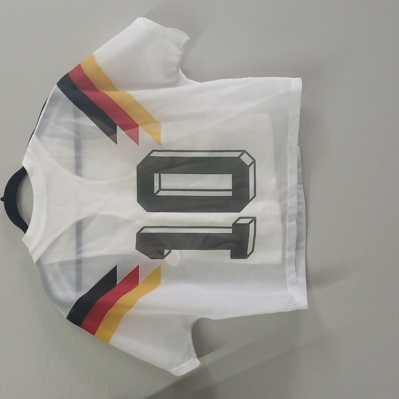 Adidas World Cup GERMANY Jersey FUSSBALL CLUB. womens Small Top - Picture 6 of 8